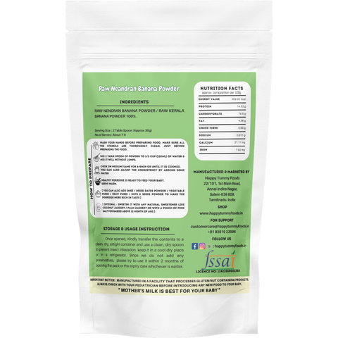 Raw Nendran Banana Powder