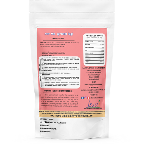 Sprouted Ragi Nutri MIx