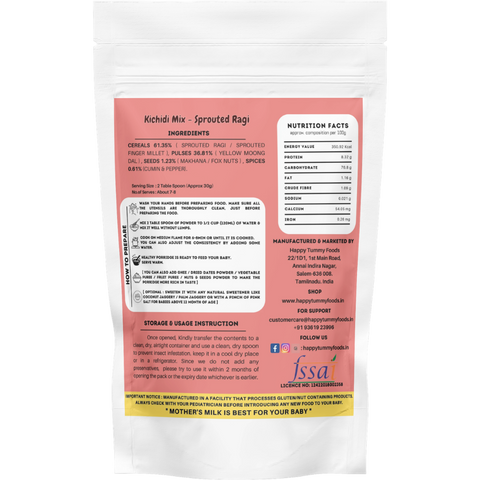Sprouted Ragi Kichidi Mix