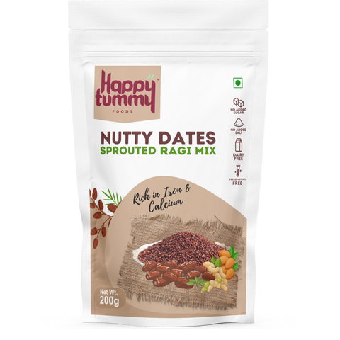 Nutty Dates Sprouted Ragi Mix