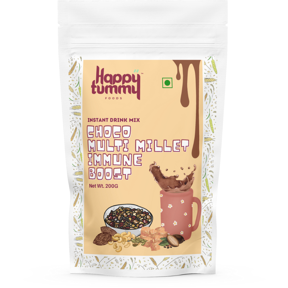 Choco Multi Millet Immune Boost – Happy Tummy Foods