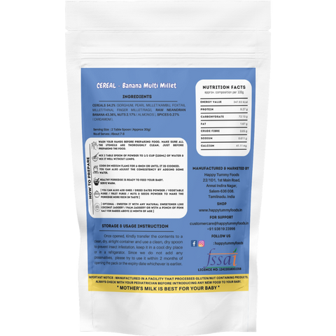Cereal-Banana Multi Millet