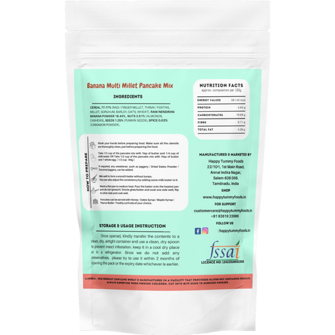 Banana Multi Millet Pancake Mix