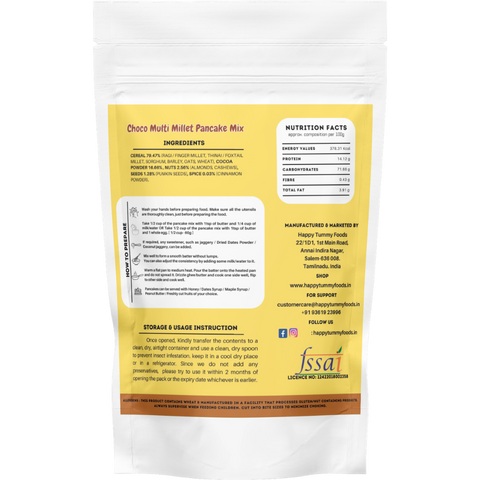 Choco Multi Millet Pancake Mix