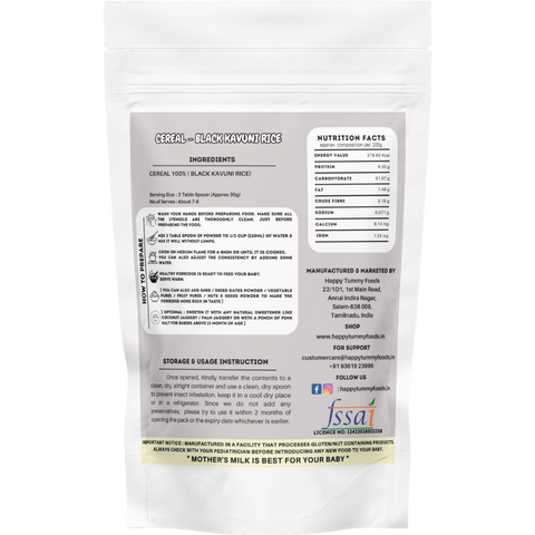 Cereal-Black Kavuni Rice