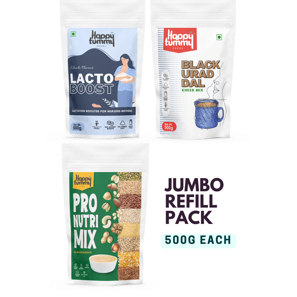 Jumbo Refill Pack Combo (500g Each) – Happy Tummy Foods