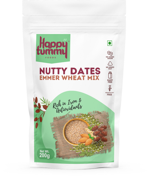 Nutty Dates Emmer Wheat Mix