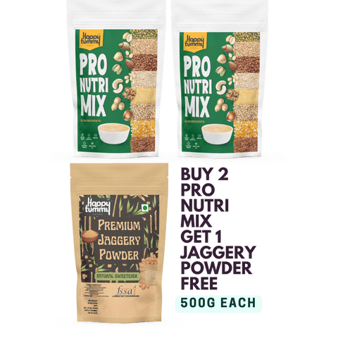 Pro Nutri Mix Saver Combo Buy 2 Get 1 Jaggery Free (500g Each)